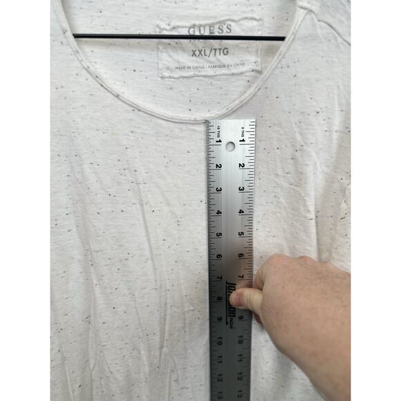 Guess Mens Ivory Camo Short Sleeve Athletic Workout T-shirt Size‎ XXL #60 - Picture 8 of 16